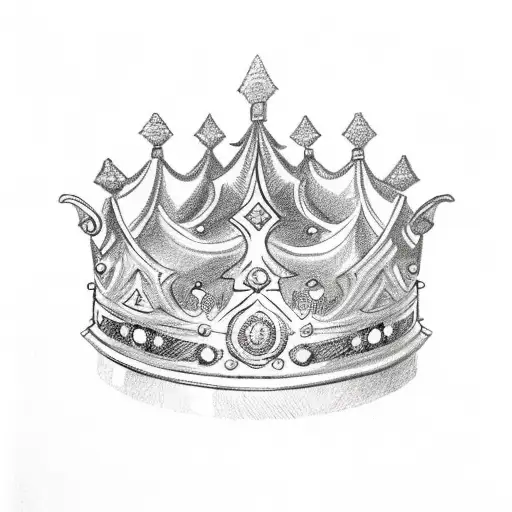 Queen's Crown tattoo design idea