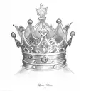 Queen's Crown tattoo design idea