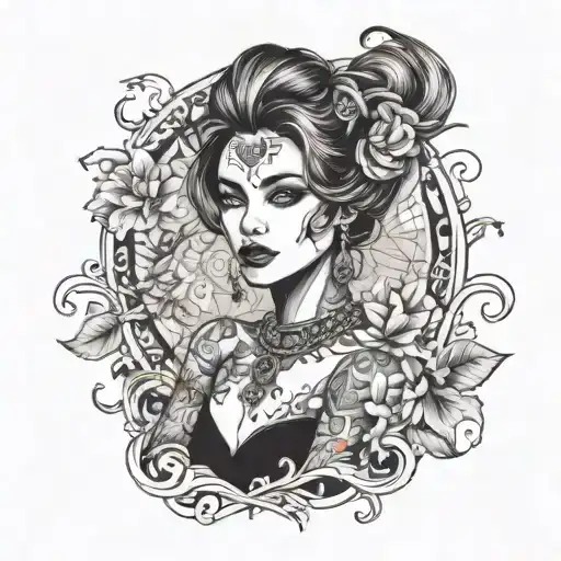 Dalila, very attractive and sexy woman in her early 30 ( 6-8 inch on my back between shoulders blades, just a little dow tattoo design idea