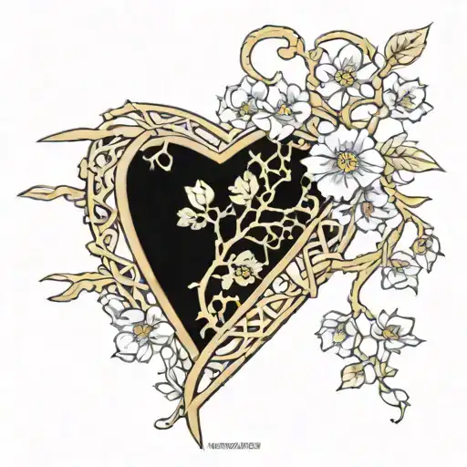 porcelain tattoo that incorporates kintsugi tattoo design idea