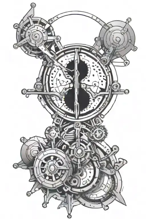 millwright tattoo design idea