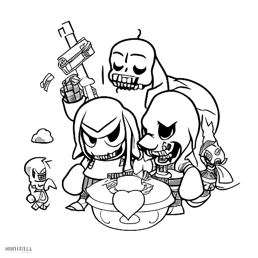 undertale tattoo design idea
