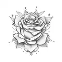 text with Undertale flowers tattoo design idea