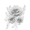 text with Undertale flowers tattoo design idea
