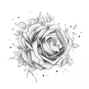 text with Undertale flowers tattoo design idea