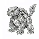 blastoise tattoo design idea