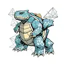 blastoise tattoo design idea