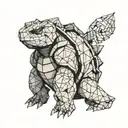 blastoise tattoo design idea