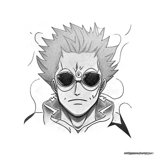 doflamingo One piece tattoo design idea
