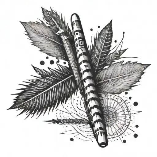 ogham tattoo design idea