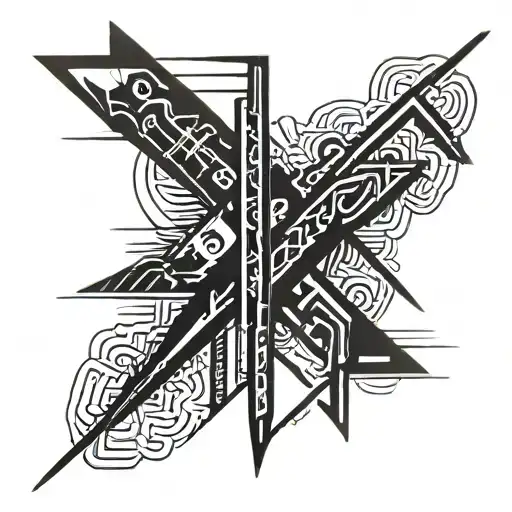 ogham tattoo design idea