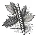 ogham tattoo design idea