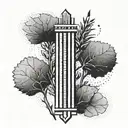ogham tattoo design idea