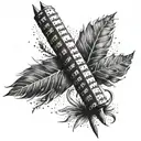 ogham tattoo design idea