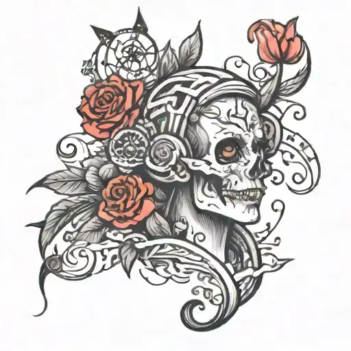 Tattoo inspired by the song life without fantasies by the band Neon Dreams tattoo design idea