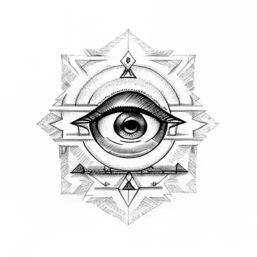 All Seeing Eye tattoo design idea