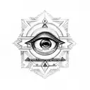 All Seeing Eye tattoo design idea