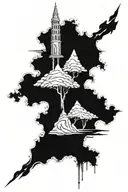 onwards and upwards  tattoo design idea