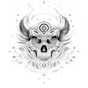 cuervo azteca tattoo design idea