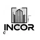 a logo for incor, using construction tools for the name, making the buildings look realistic tattoo design idea