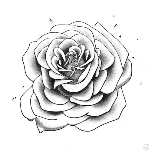 the band camino roses cover tattoo design idea