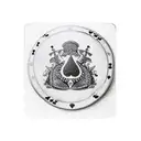 A realistic playing cards and poker chips tattoo design idea