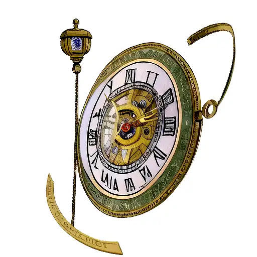 orologio in nuemri romani che indica le 19:48 tattoo design idea