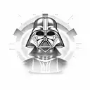 Darth Vader tattoo design idea