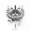 Darth Vader tattoo design idea