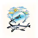 orca tattoo design idea