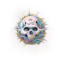 escaping from hell tattoo design idea