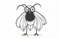 mothman  tattoo design idea