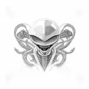 alien movie tattoo design idea