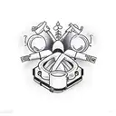 marriage destroied by cellphone with porno tattoo design idea