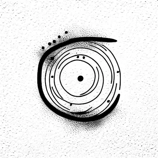 universum tattoo design idea