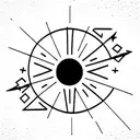 intuition tattoo design idea