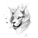 intuition 111 tattoo design idea