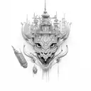 intuition 111 tattoo design idea