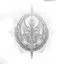 leviathan cross  tattoo design idea