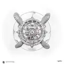 tortuga con sol tattoo design idea