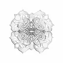 Portuguese tile patterns tattoo design idea