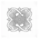 Portuguese tile patterns tattoo design idea