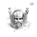 sparta hoplite tattoo design idea