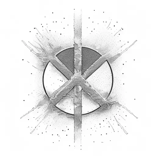 love is the death of peace of mind tattoo design idea