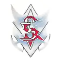 letter G with Razorback  tattoo design idea