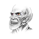 evil priest  tattoo design idea