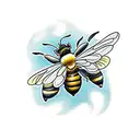 Honey Bee tattoo design idea