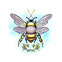 Honey Bee tattoo design idea