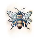 Honey Bee tattoo design idea