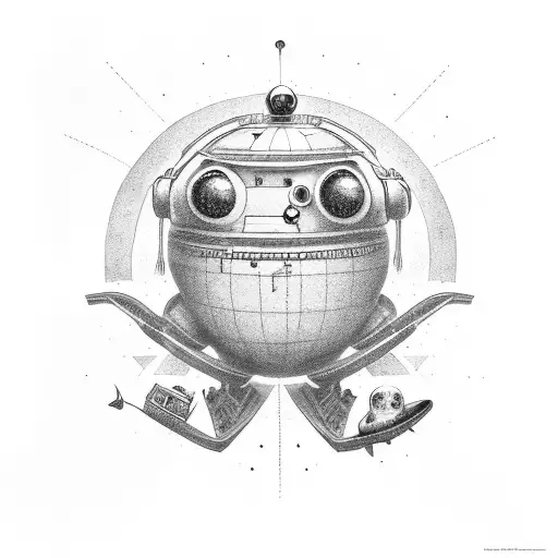 Hitchhiker's Guide to the Galaxy tattoo design idea